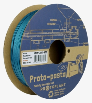 Proto-pasta Mermaid's Tale Metallic Teal Htpla - Proto-pasta Htp22805-ice High Temperature Spool , Pla