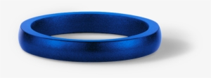 Blue Metallic Silicone Stackable