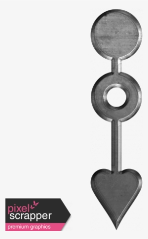 Spinner Arrow - Metal - Digital Scrapbooking