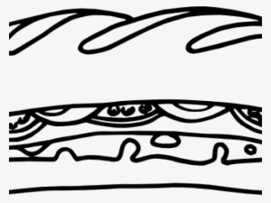 Sandwich Clipart Simple - Subway Sandwich Clip Art
