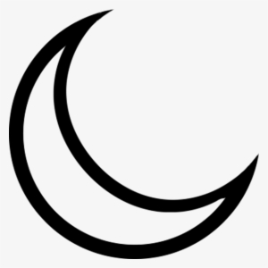 Lunar Clipart Crecent - White Crescent Moon Transparent