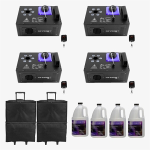 Chauvet Dj Geyser T6 Vertical Fog Machines With Fog - Chauvet Dj Geyser T6 Vertical Pyrotechnic-like Fog
