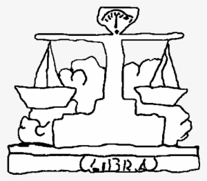 Dibujo De Balanza Para Colorear - Drawing