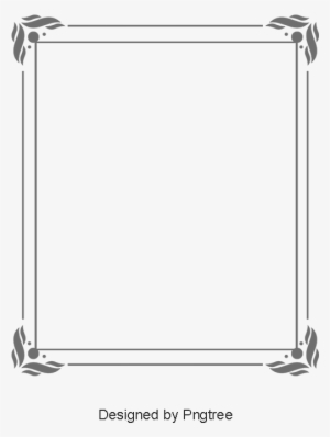 Simple Border, Simple, Frame, European Photo Frame - Hurdling