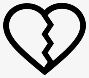 Heartache Rubber Stamp - Heart