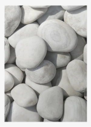 Pile Of White Stones, Pebbles, Rocks For Background - Texture Pietre Bianche
