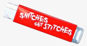 'snitches Get Stitches' Box Cutter - Snitches Get Stitches Box Cutter (5 Pack)