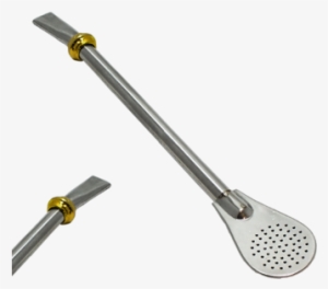 Bombilla For Yerba Mate With A Gold Ring - Bombilla Liza Ze Złotym Pierścieniem