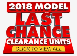 2018 Model Last Chance Clearance - Model