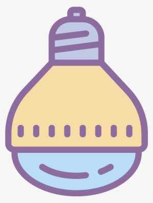 Bombilla Espejo Reflector Icon - Smiley Face