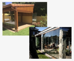 Cortinas De Cristal Instaladas Por Aluminios F - Curtain