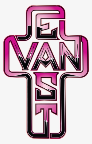 East Van Purple Cross Long Sleeve Crew - Cross