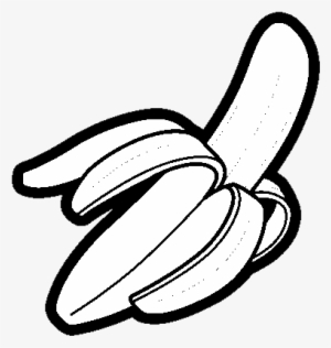 Dibujo De Plátano Para Colorear - Printable Banana Coloring Pages