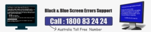 Tech Support For Black And Blue Screen Errors