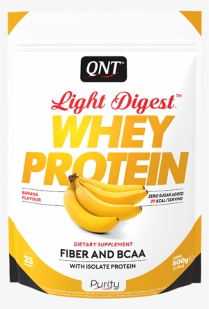 Qnt Direct Light Digest Plátano 500 G - Light Digest Whey Protein Neutral