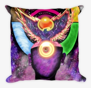 Image Of Square Pillow Case W/stuffing - Art