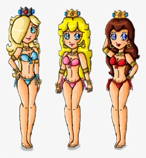 Bikini Jewelry Girls By Ninpeachlover-d8kizxb - Princess Rosalina In A Bikini