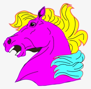 Angry Horse Svg Clip Arts 600 X 584 Px