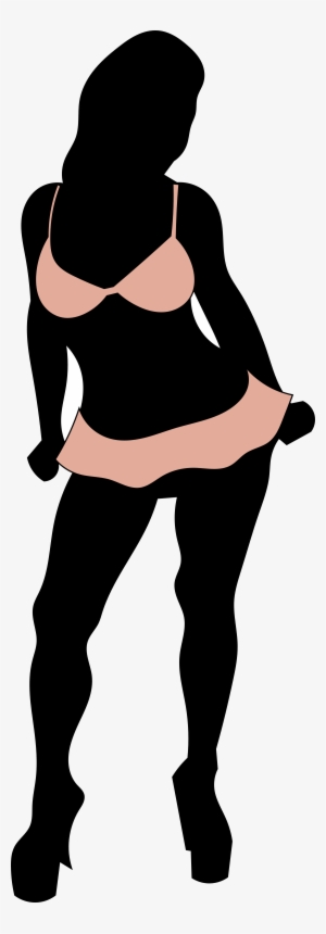 Girl Woman Bikini Silhouette Dance - Silhueta De Mulher De Biquini