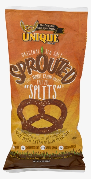Sprouted 100% Whole Grain Wheat Pretzel - Unique - Sprouted 100 Whole Grain Pretzel Splits Original