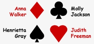 Card Girl Symbols - .club