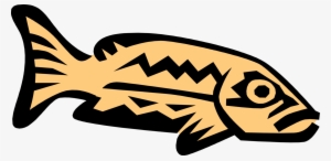 Vector Illustration Of Swimming Fish Symbol - 7 Mares