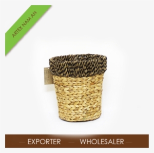 Seagrass And Water Hyacinth Planter Pot / Flower Pots - Common Water Hyacinth