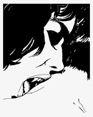 Vampire Bite - Vampire Kiss Black And White