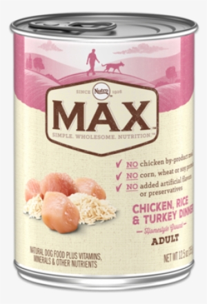 Chicken, Rice & Turkey Dinner For Adult Dogs - Nutro Max Dog Food, Adult, Chicken, Rice