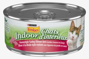 Purina® Friskies® Indoor Homestyle Turkey Dinner With - Purina Friskies Indoor Classic Pate Chicken Dinner