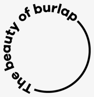 The Beauty Of Burlap - Circle