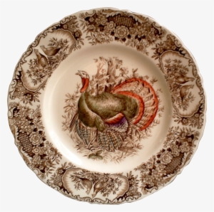 Vintage Johnson Brothers Wild Turkey Dinner Plate ~ - Living Room Theaters