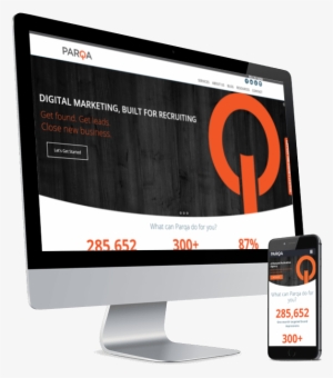 Webinar Stock Photo With Parqa - Imac Iphone Mockup