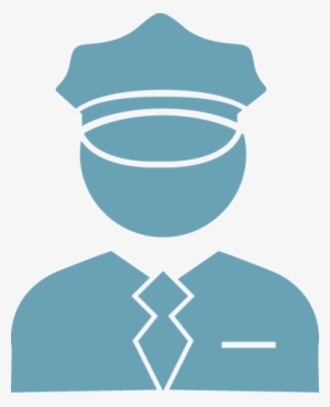 Guardias De Seguridad - Security Guard Icon Blue