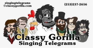 Classy Gorilla Singing Telegrams