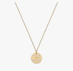 Icon Blooms 18k Yellow Gold And Enamel Necklace - Pendant