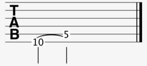 Only Dragged Note In Tie Moves Tablature Strings - Scale