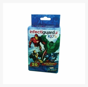 Marvel Heroes Bandage - Marvel Avengers Boo Boo Buddy 20 Wet Wipes 20 Sterile