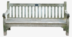 Wooden Bench Png - Park Bench Front Png