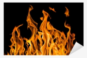 Yellow Fire Sparks Isolated On Black Sticker • Pixers® - Von Hexen, Vampiren Und Werwölfen