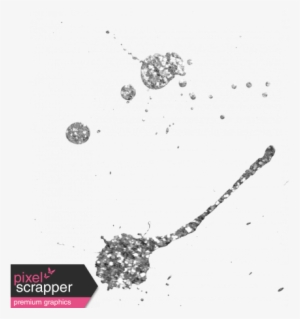 Glitter Splatter Template - Digital Scrapbooking
