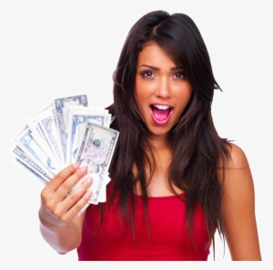 Call Us At 465-5548 - Smiling Women Holding Money