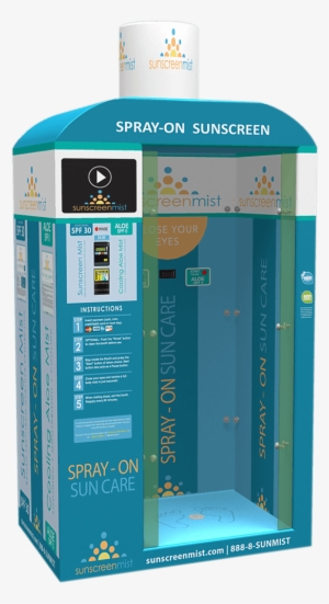 Sunscreen Spray Booth