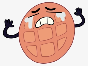 Crying Waffle Png - Crying Breakfast Friends Waffle