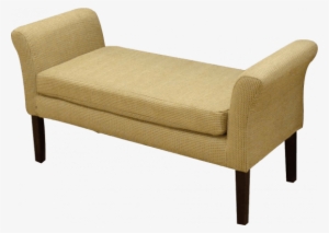 Modern Fabric Upholstered Sofa Bench With Straight - Couch