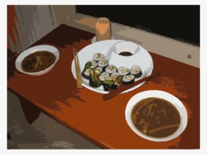 This Free Icons Png Design Of A Candlelight Sushi Dinner