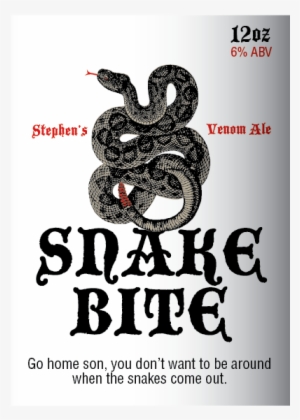 Snake Bite Basic - Beer With Snake On Label