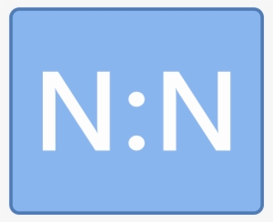 The Icon Consists Of A Rectangle With Rounded Corners, - Many To Many Icon