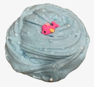 Our Ocean Slime Includies White Foam Beads , Ocean - Birthday Cake