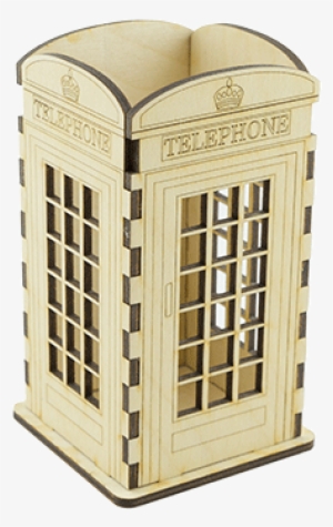 Cabina Telefonica En Madera